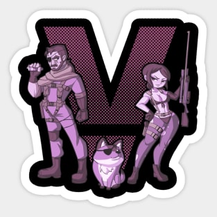 Diamond Dogs - Violet Sticker